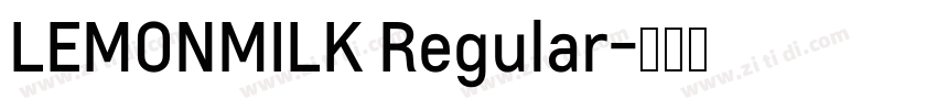 LEMONMILK Regular字体转换